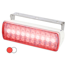 Hella Marine Sea Hawk XL Dual Color LED Floodlights - Red/White LED - White Housing | 980950051