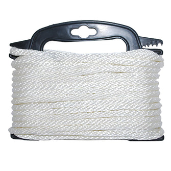 Attwood Braided Nylon Rope - 3/16" x 100' - White | 117553-7