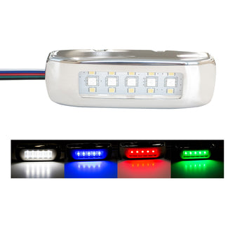 Innovative Lighting RGBW Tri-Lite w/Stainless Steel Bezel | 055-43250-7