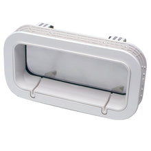 Beckson Drain Port - 4" x 14" x 1"-Depth - White/Clear | PO414DWC-10