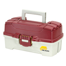 Plano 1-Tray Tackle Box w/Duel Top Access - Red Metallic/Off White | 620106