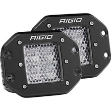 RIGID Industries D-Series PRO - Flush Mount - Diffused - Pair - Black | 212513