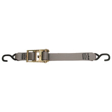 CargoBuckle Multipurpose Ratchet Strap Tie-Down w/S-Hooks - 2" x 15&#39; | F13758