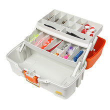 Plano Ready Set Fish Two-Tray Tackle Box - Orange/Tan | 620210