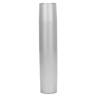 TACO Aluminum Ribbed Table Pedestal - 2-3/8" O.D. - 26" Length | Z60-8266VEL26-2