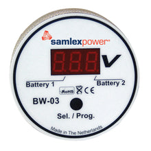 Samlex Dual Battery Monitor - 12V or 24V - Auto Detection | BW-03