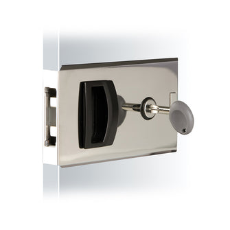 Southco Flush Sliding Door Latch - Square - Aluminum | MF-01-110-60