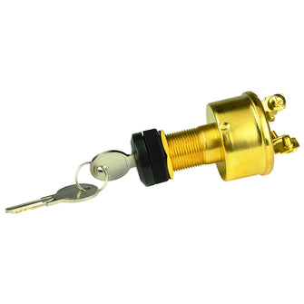 BEP 4-Position Brass Ignition Switch - Accessory/OFF/Ignition &amp; Accessory/Start | 1001609