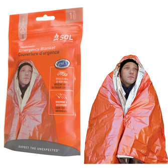 S.O.L. Survive Outdoors Longer Emergency Blanket | 0140-1222