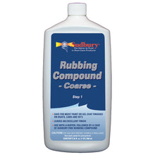 Sudbury Rubbing Compound Coarse - Step 1 - 32oz Fluid | 444