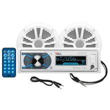 Boss Audio MCK632WB.6 Marine Stereo &amp; 6.5" Speaker Kit - White | MCK632WB.6