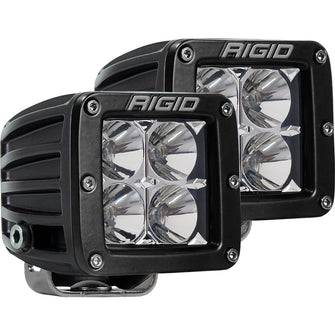 RIGID Industries D-Series PRO Hybrid-Flood LED - Pair - Black | 202113