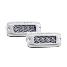 RIGID Industries SR-Q Series PRO RGB Diffused LED - Flush Mount - Pair - White | 965503