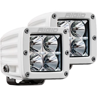 RIGID Industries D-Series PRO Hybrid-Flood LED - Pair - White | 602113