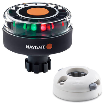 Navisafe Navilight Tricolor 2NM w/Navibolt Base &amp; Horizontal Mount - White | 342KIIT5