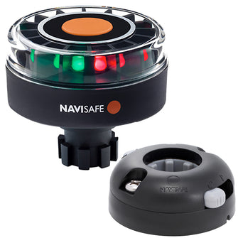 Navisafe Navilight Tricolor 2NM w/Navibolt Base &amp; Horizontal Mount - Black | 342KIT7