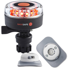 Navisafe Navilight All RED 360&deg; 2NM w/Navimount Base &amp; RIB Mount - White | 045KIT4