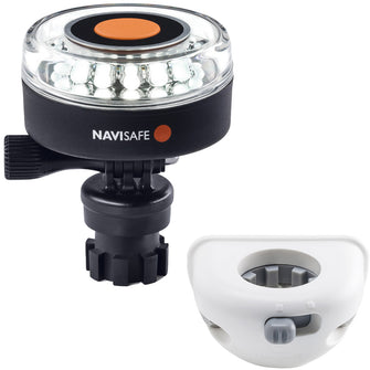 Navisafe Navilight 360&deg; 2NM White w/Navimount Base &amp; Vertical Mount - White | 040KIT6