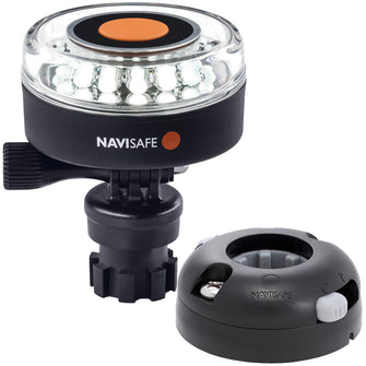 Navisafe Navilight 360&deg; 2NM White w/Navimount Base &amp; Horizontal Mount - Black | 040KIT7