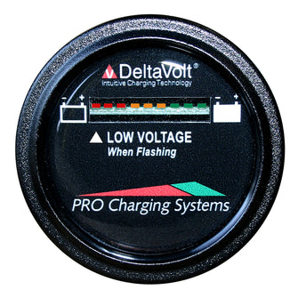 Dual Pro Battery Fuel Gauge - DeltaView&reg; Link Compatible - 12V System (1-12V Battery, 2-6V Batteries) | BFGWOV12V