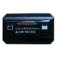 Dual Pro Battery Fuel Gauge - DeltaView&reg; Link Compatible - Rectangle - 12V System (1-12V Battery, 2-6V Batteries) | BFGWOVR12V