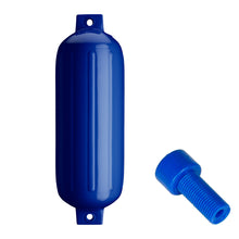 Polyform G-5 Twin Eye Fender 8.8" x 26.8" - Cobalt Blue w/Adapter | G-5-COBALT BLUE