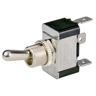 BEP SPDT Chrome Plated Toggle Switch - ON/OFF/ON | 1002001