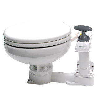 Johnson Pump AquaT&trade; Manual Marine Toilet - Super Compact | 80-47625-01