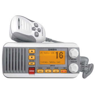 Uniden UM435 Fixed Mount VHF Radio - White | UM435