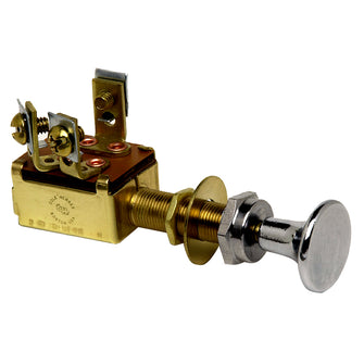 Cole Hersee Push Pull Switch SPST On-Off 3 Screw | M-527-BP