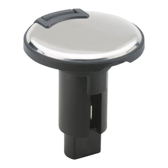 Attwood LightArmor Plug-In Base - 2 Pin - Stainless Steel - Round | 910R2PSB-7