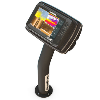 NavPod PedestalPod w/RAM Mount Pre-Cut f/Lowrance HDS-9 Gen2 Touch, HDS-9 Gen3 &amp; HDS-9 - Carbon Black | PED4600-08-C