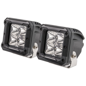 HEISE 4 LED Cube Light w/Harness - Spot Beam- 3" - 2 Pack | HE-HCL2S2PK