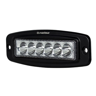 HEISE 6 LED Single Row Driving Light - Flush Mount | HE-FMDL1