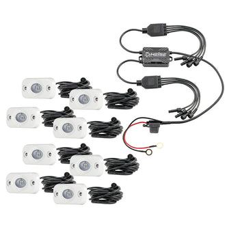 HEISE RGB Accent Light Kit - 8 Pack | HE-8MLRGBK