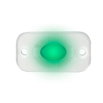 HEISE Marine Auxiliary Accent Lighting Pod - 1.5" x 3" - White/Green | HE-ML1G