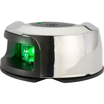 Attwood LightArmor Deck Mount Navigation Light - Stainless Steel - Starboard (green) - 2NM | NV2012SSG-7