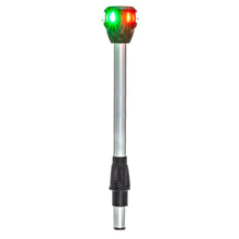 Attwood LightArmor Bi-Color Navigation Pole Light w/Task Light - Straight - 10" | NV6LC2-10-7