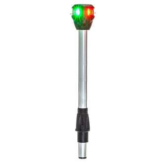 Attwood LightArmor Bi-Color Navigation Pole Light w/Task Light - Straight - 10" | NV6LC2-10-7