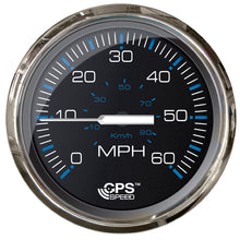 Faria Chesepeake Black 4" Studded Speedometer - 60MPH (GPS) | 33749