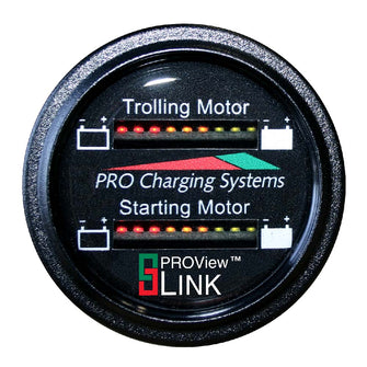 Dual Pro Battery Fuel Gauge - Marine Dual Read Battery Monitor - 12V System - 15&#39; Battery Cable | BFGWOM1512V/12V