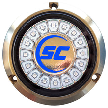 Shadow-Caster Ultra Blue Single Color Underwater Light - 16 LEDs - Bronze | SCR-16-UB-BZ-10