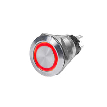 Blue Sea 4162 SS Push Button Switch - Off-On - Red - 10A | 4162