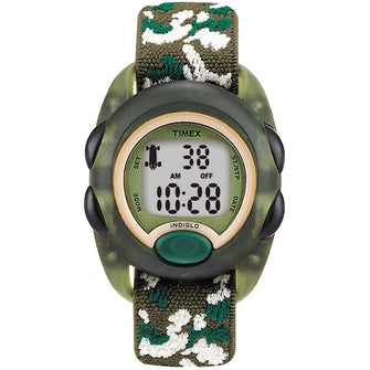 Timex Kid&#39;s Digital Nylon Strap Watch - Camoflauge | T71912XY