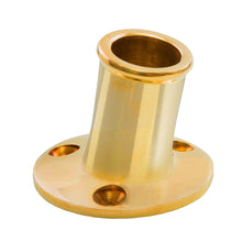 Whitecap Top-Mounted Flag Pole Socket Polished Brass - 3/4" ID | S-5001B