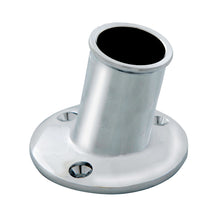 Whitecap Top-Mounted Flag Pole Socket CP/Brass - 1" ID | S-5002