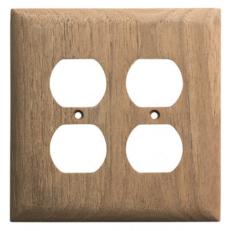 Whitecap Teak 2-Duplex/Receptacle Cover Plate | 60177