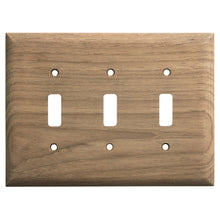 Whitecap Teak 3-Toggle Switch/Receptacle Cover Plate | 60179