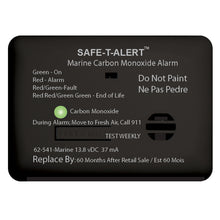 Safe-T-Alert 62 Series Carbon Monoxide Alarm - 12V - 62-541-Marine - Surface Mount - Black | 62-541-MARINE-BL
