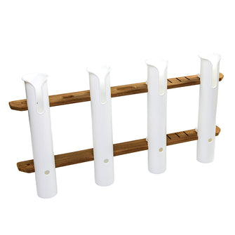 Whitecap Teak 4-Rod Tournament Storage Pack | 63450